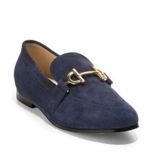 Cole Haan MODERN CLASSICS LOAFER IN MARINE BLUE ECO FLORA SUEDE Size 6B