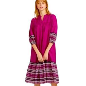 Anna Sui and Uniglo colab purple boho cottage core dress-Small