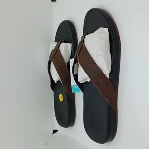 New Reef Cushion Phanton LE Sandals Black/Brown Sz 11