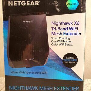 Netgear Nighthawk X6 EX7700 AC2200 Tri-Band WiFi Mesh Range Extender