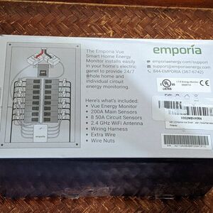 Emporia Vue Gen 2 Smart Home Energy Monitor