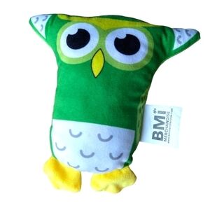 Plush Pals BMi Merchandise Owl Plush, 8”, Green Stuffed Animal