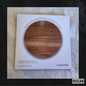 Caravan Acacia Lazy Susan - New in Box