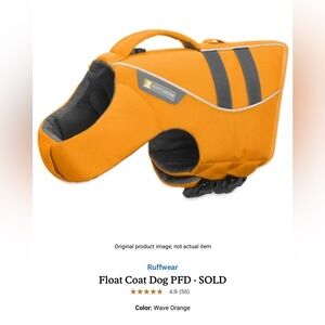 Ruffwear Float Coat Orange | XXS