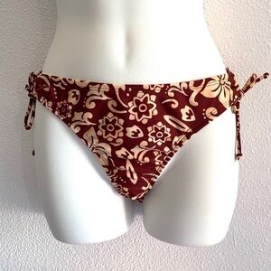 speedo Hawaiian print bikini bottom size 12