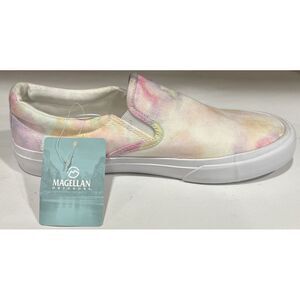 New Magellan Outdoors Women's Washed Twill Tie Dye Slip-on Shoes Size 9
