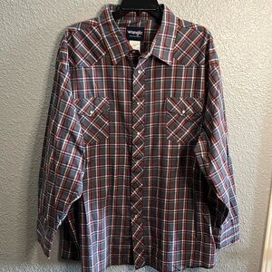 Wrangler Western Shirts 4X BIG Pearl snaps