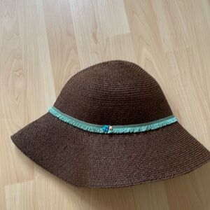 United Arrows Tokyo brown raffia sun hat