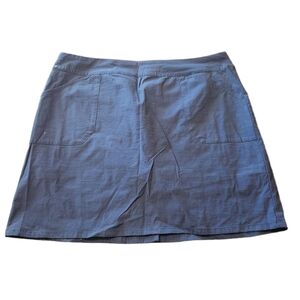 Northern Reflections blue nylon/spandex  short skirt shorts