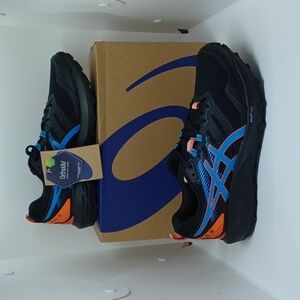 New ASICS Gel Sonoma 6 Black Digital Aqua Running Shoes Sz 8.5