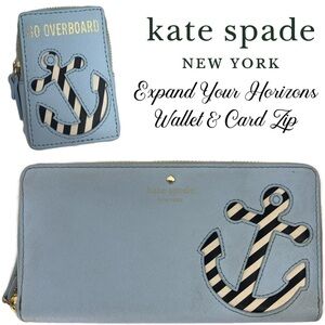 Kate Spade Anchor Wallet and Card Wallet