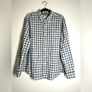 AMERICAN EAGLE Super Soft Button Down Shirt Men's XL Cotton Plaid Long Sleeves