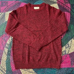 O'Hanlon Mills Red Sweater Size Medium