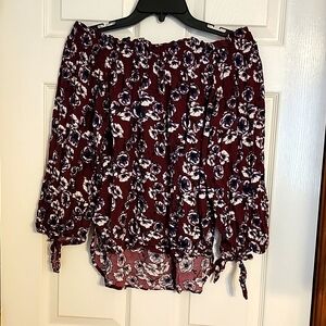 XL Flowered Blouse