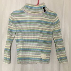 Bum Equipment - Kids Striped Turtleneck Sweater - 3T