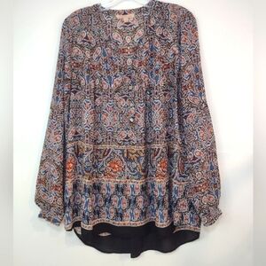 Gibson Latimer women's paisley print size (L)