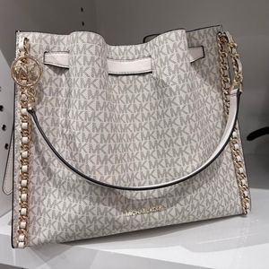 Michael Kors Mina Logo LG Shoulder Bag