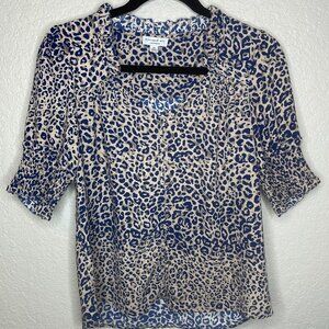 ANTHROPOLOGY Current Air Leopard Print Shirt