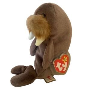 TY "Jolly" the Walrus Retired Beanie Baby Stuffed Plush - Mint Condition NWT​