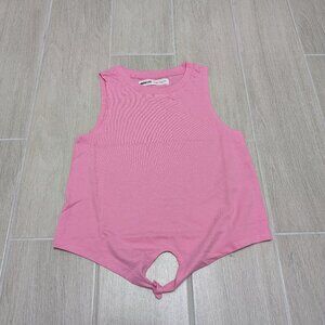 Minoti Summer Casual Tie sleeveless tank top Pink - Sizes 18 M to 14 Yrs NWOT