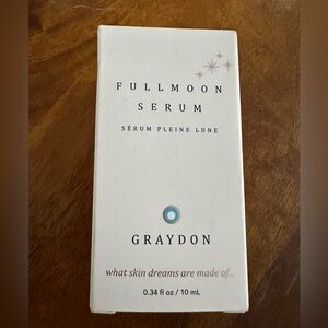 Graydon Fullmoon serum botanical retinol peptide vitamin C NEW 10mL