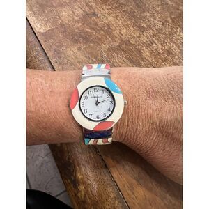 Versales Multicolor Enamel Bracelet Watch