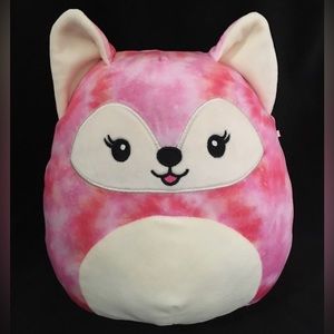 Squishmallows - Pink Tie Dye Fox Plush 9.5 Inches