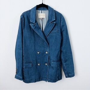 Anthropologie Pilcro and the Letterpress Denim Blazer