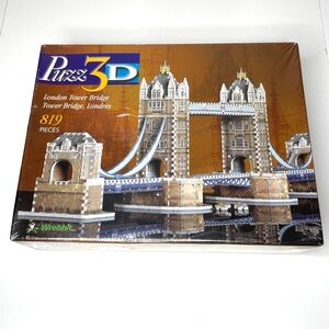 PUZZ3D Wrebbit Puzzle London Tower Bridge 819 Pieces