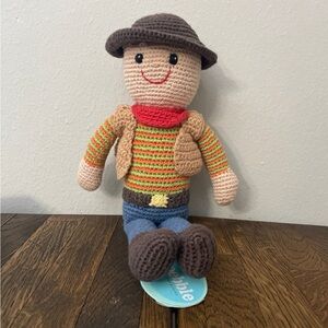 Pebble Storytime Cowboy plush doll