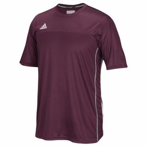 LAST ONE AVAILABLE!! - New Mens Adidas Utility Short Sleeve Jersey Maroon