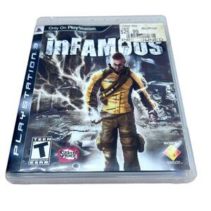 PS3 Infamous Video Game Original Case Instruction Booklet Playstation 3