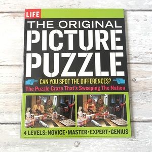 LIFE The Original Picture Puzzle Book 4 Levels Kids Adult Game Book NEW