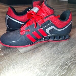 COPY - Adidas Adipower Weightlifting Power llifting Shoes Black Red Mens Size 12