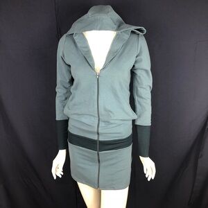 NEW-LURE high fashion keepsake hood/Pockets dress