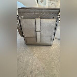 Faux Leather Crossbody Bag