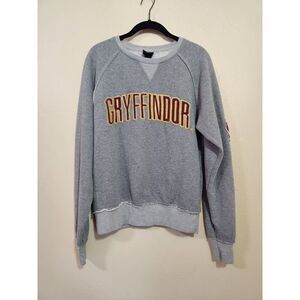 Universal Studios Harry Potter Gryffindor Pullover Sweatshirt Gray Adult Size S