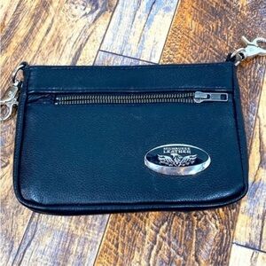 Milwaukee, genuine, leather motorcycle pouch​​​​