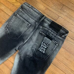 Ksubi Grey Black Denim Jeans