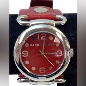 Marc Jacobs Women’s Wine Colored Luxury Leather Watch