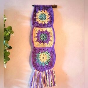 Boho Crochet Handmade Wall Hanging