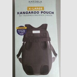 Katziela Kangaroo Pouch Pet Carrier with Breathable Mesh, X-Large