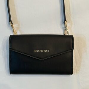 Michael Kors black small crossbody purse