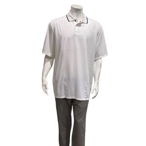 RLX Ralph Lauren Mens White Golf Polo Shirt