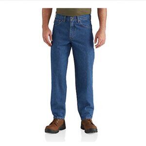 Carhartt/Men's Relaxed Fit Tapered Leg Jeans, B17DST/44x32