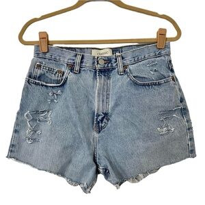 Gap Classic Vintage Hand Done Cut Off Distressed Jean Shorts