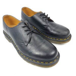 Dr. Martens 1461 Classic 3-Eye Black Leather Oxford Shoes Men's 9