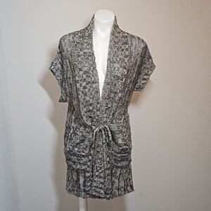 POETRY size 14 Heavy Weave Cardigan Sweater