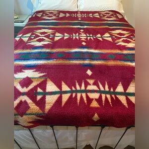 Beiderlack Vintage Stadium Camping Southwestern Large Throw