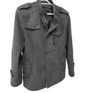 ChouYatou jacket gray with buttons and zippers size M​​​​​​​​​​​​​